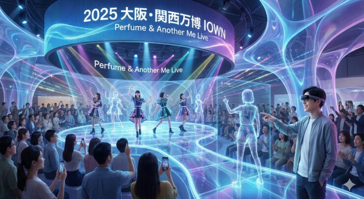 大阪・関西万博でのIOWN実証実験。リアルとバーチャルが融合した未来のライブ体験。