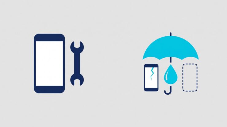 端末補償とメーカー保証の違い｜スマホが壊れたとき何が使えるか